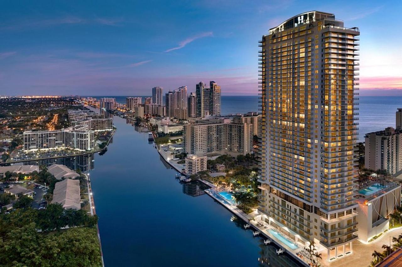 Hyde Beach House Three-Bedroom, Waterfront, Ocean And Intercostal View, Rooftop Pool, 5 Min Walk To Beach 好莱坞 外观 照片