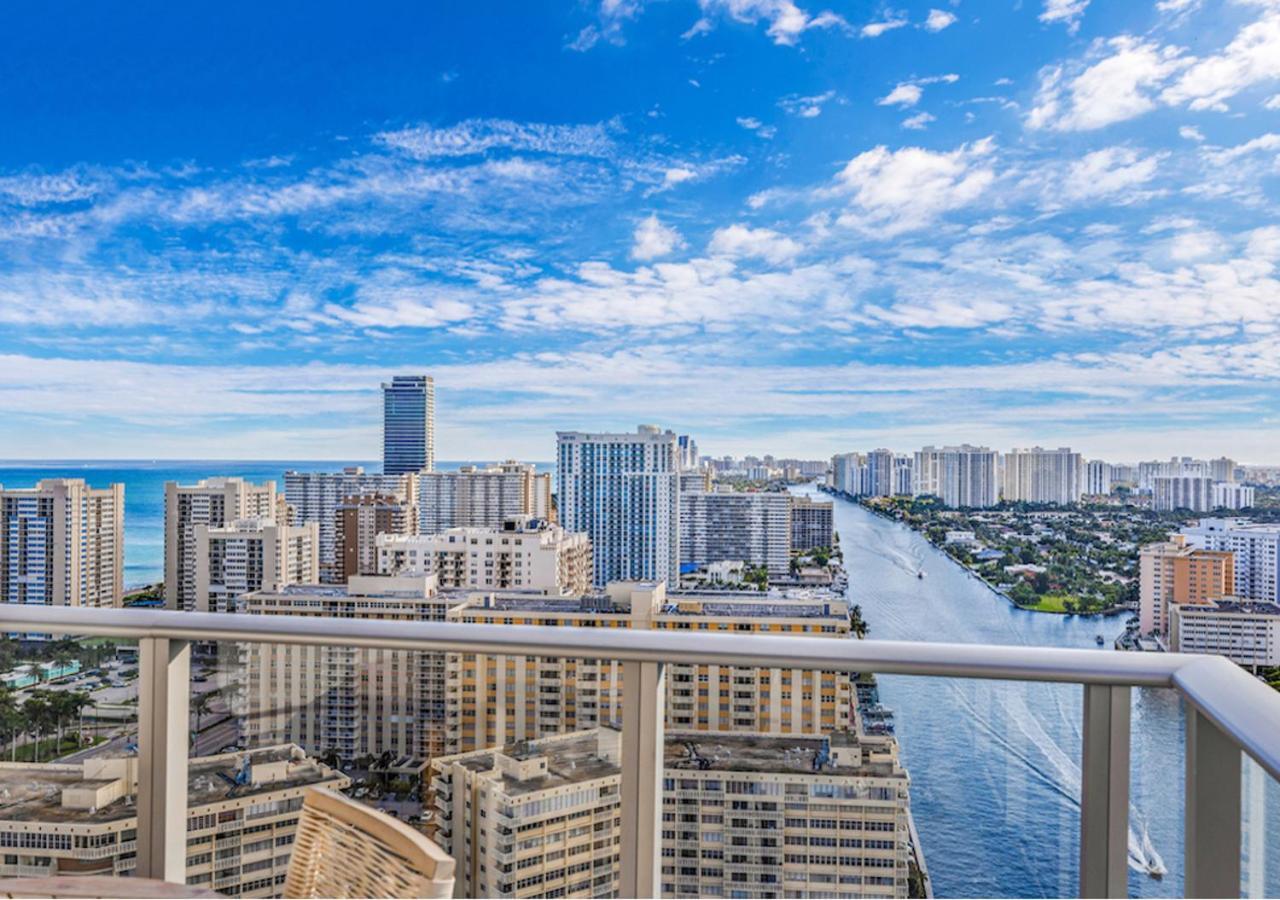 Hyde Beach House Three-Bedroom, Waterfront, Ocean And Intercostal View, Rooftop Pool, 5 Min Walk To Beach 好莱坞 外观 照片